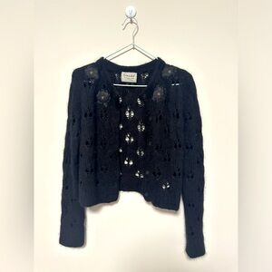 Black Formal Cardigan